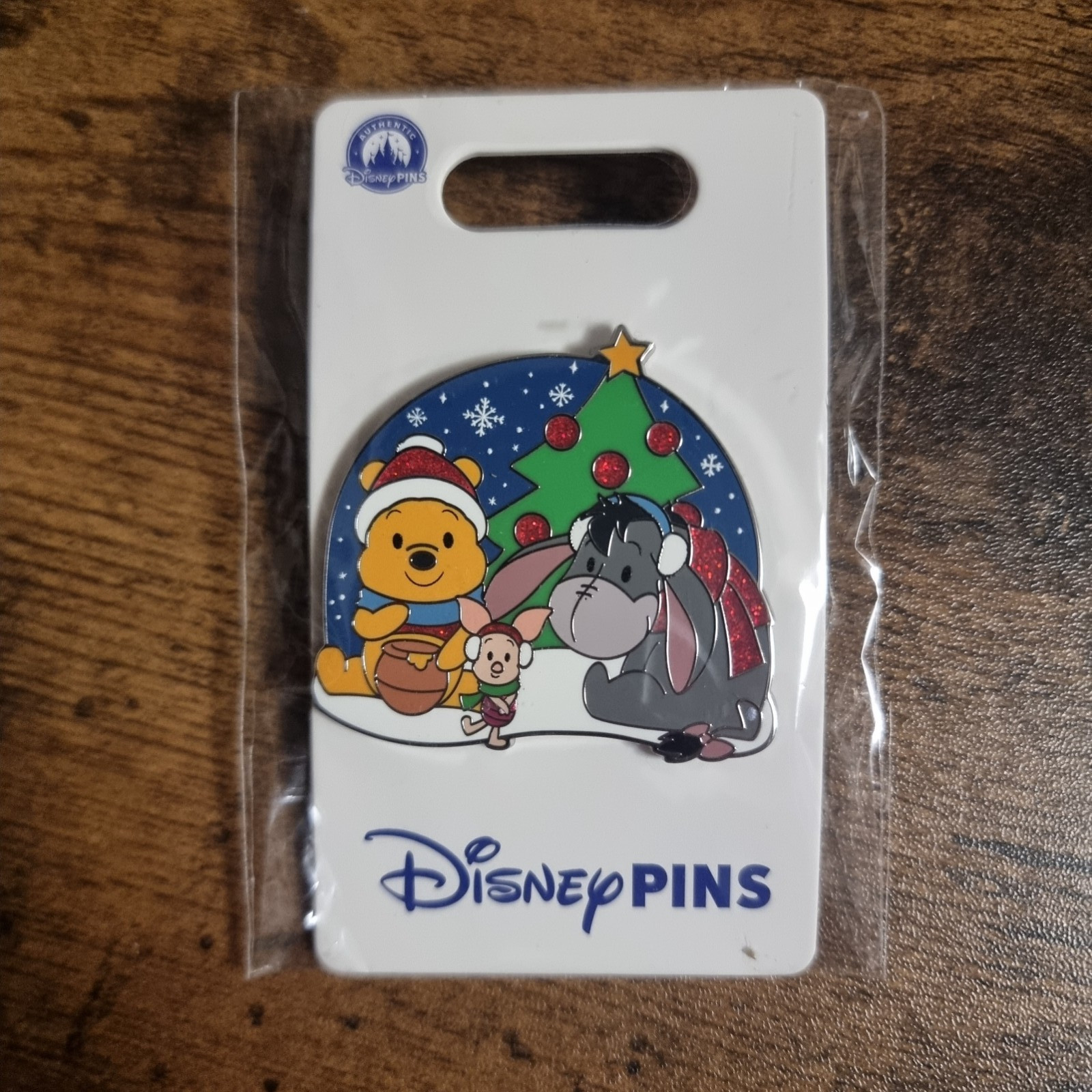 Winnie The Pooh Christmas Pin 2025 Piglet Eeyore Tree Snow New & Sealed Disney