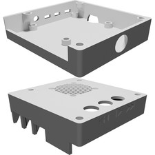 Case Cover for Raspberry Pi 4 Volume Music Player with Control Buttons