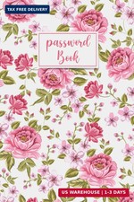 Password Book with Alphabetical tabs large print: password keeper logbook with a
