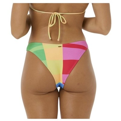 Rip Curl Womens Las Dalias High Leg Cheeky Bikini Bottom NWT Size Medium