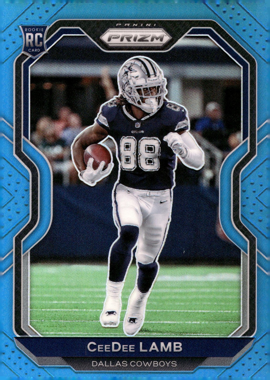2020 Panini Prizm Prizms Light Blue #334 CeeDee Lamb Rookie RC - NM-MT