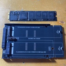 2010-2012 Macbook SSD to SATA Converter Bundle- 128 GB SSD for A1369 Air