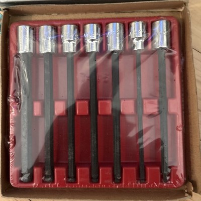 Mac Tools Seven Piece 3/8 Inch Drive Long Speed Hex Driver Set