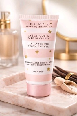Inuwet Creme Körper Parfum Vanille 60 ml Bodybutter Vegan Shea Cocoa Butter NEU