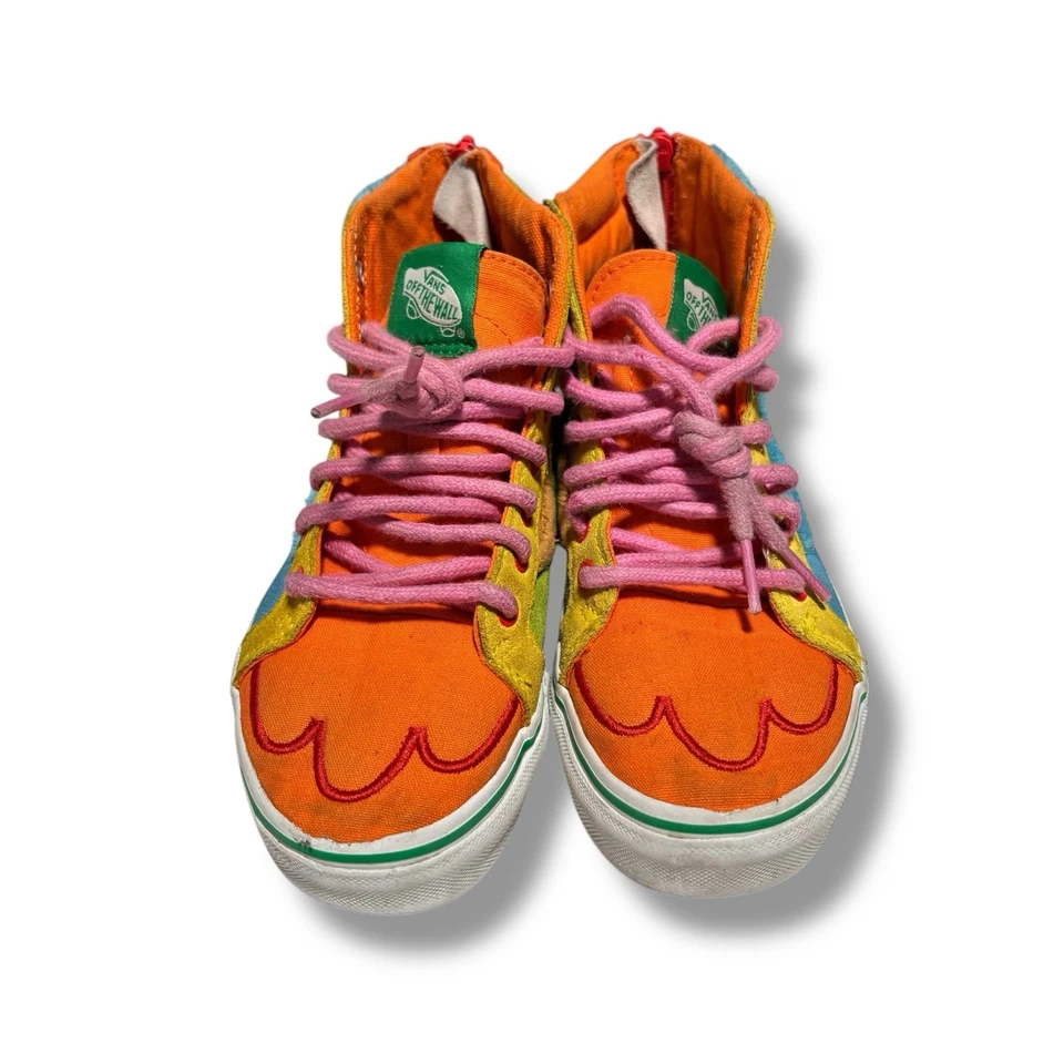 Vans SK8 Alta Cremallera SESAME STREET 'Big Bird' Niños Niñas Unisex Zapatos Talla 3 EU 34 Foto 2 de 4