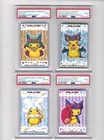 PSA 9 Poncho Pikachu business card Set of 4 Promo 2016 Pokemon Card Japanese
