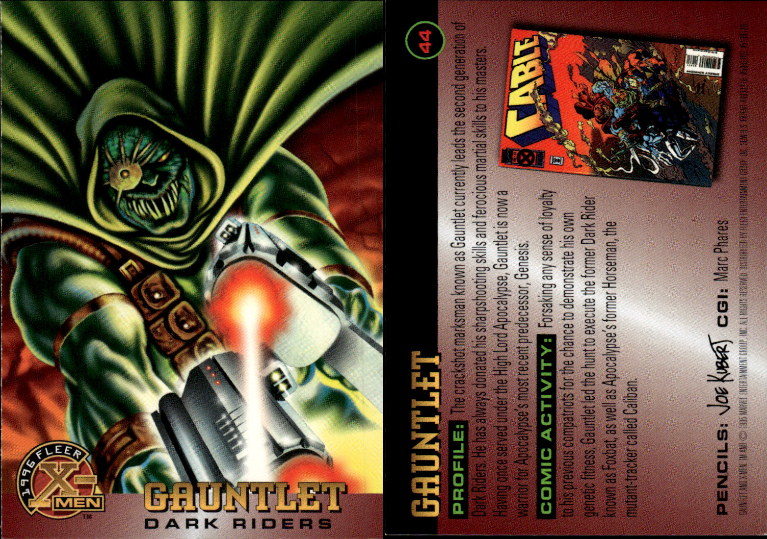 1996 Fleer X-Men #1-100 ~ Choose Your Card