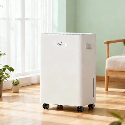 LOEFME Luftentfeuchter Elektrisch Raumentfeuchter 10L/24H Automatische Entfeuchtung Neu