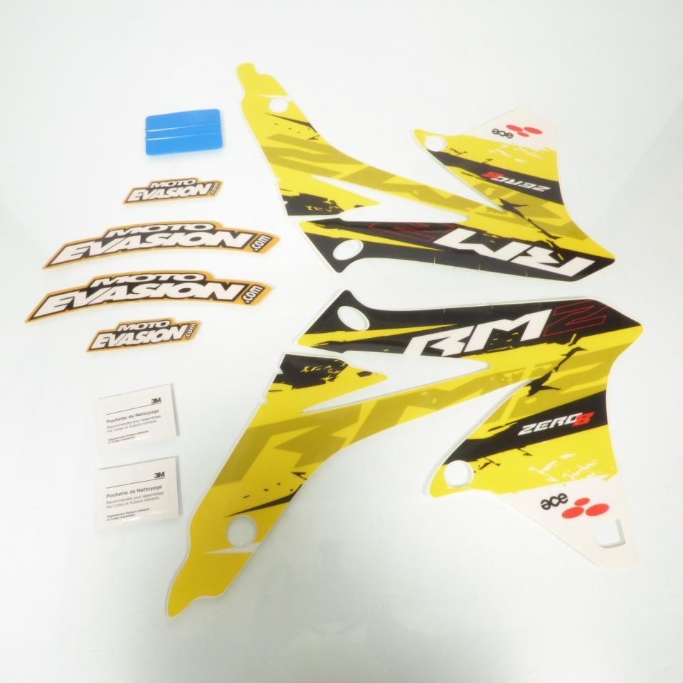 Kit déco Suzuki 450 RMZ autocollants pour rénover vos plastiques