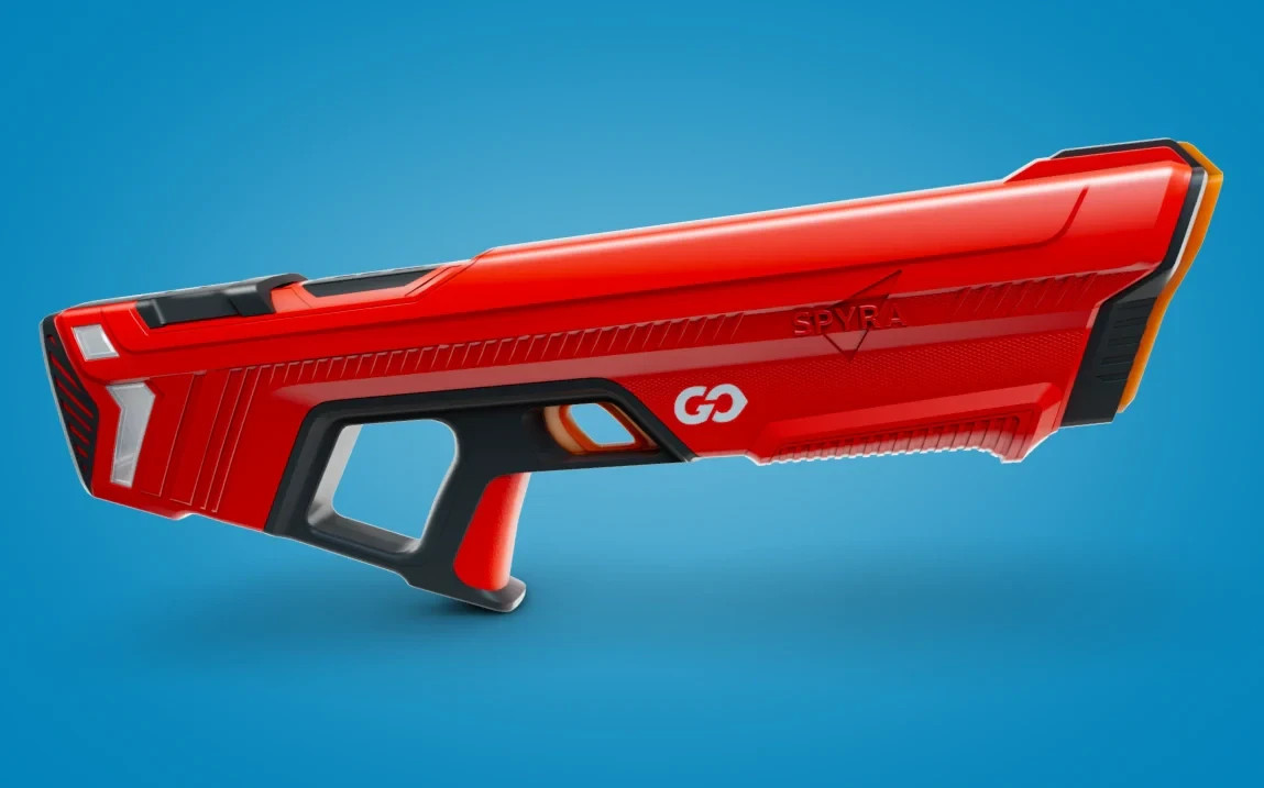 Spyra GO SpyraGO Electric Water Gun Water Blaster in RED NIB Brand New Unopened