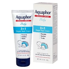 Aquaphor Baby 3 in 1 Diaper Rash Cream 3.5 Oz