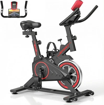 Exercise Bike, 6KG Weighted Flywheel Stationary Bikes for Home,150KG Weight Capa - image 1 of 4