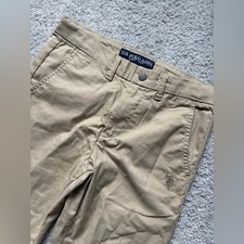 US Polo Assn Kids Khaki Chino Pants with Embroidered Logo Size 7