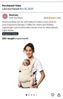 Momcozy Infant Baby Toddler Linen Breathable Baby Carrier with Adjustable Straps — photo 4