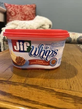Original Jif Whips Creamy Peanut Butter Empty Container Free Shipping