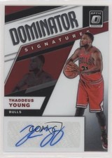 2019-20 Panini Donruss Optic Dominator Signatures 12/49 Thaddeus Young Auto qy8