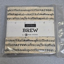 Brew Deb Strain Moda Fabrics Charm Pack 5" Squares Coffee Cafe