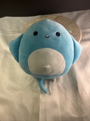 Squishmallows Maggie the Stingray 8'' Light blue Sea Life Plush Kellytoy