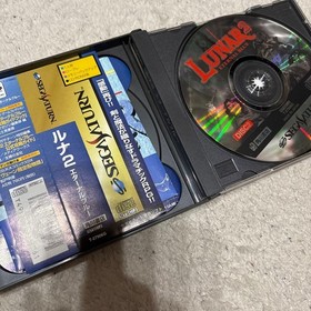 Saturn Luna 2 Eternal Blue obi Japan	ea