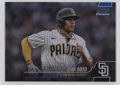 2022 Topps Stadium Club Chrome Blue Refractor /199 Juan Soto #250 0m0
