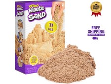 Kinetic Sand 11LB Natural Brown Play Sand for Kids Arts Crafts Sensory Play