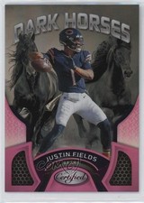 2022 Certified Dark Horses Mirror Pink 33/199 Justin Fields #DH-4 3hk