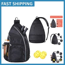 All-in-One Pickleball Sling Bag for Paddles - Versatile Backpack Style