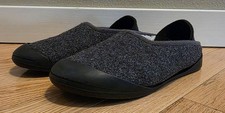 Mahabis Classic Slipper Size EU 36 Women's 5-6 Charcoal Gray Black Wool
