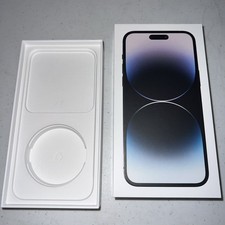Original Apple Empty Box for iPhone 14 Pro Max, Space Black No Manual Only Box 