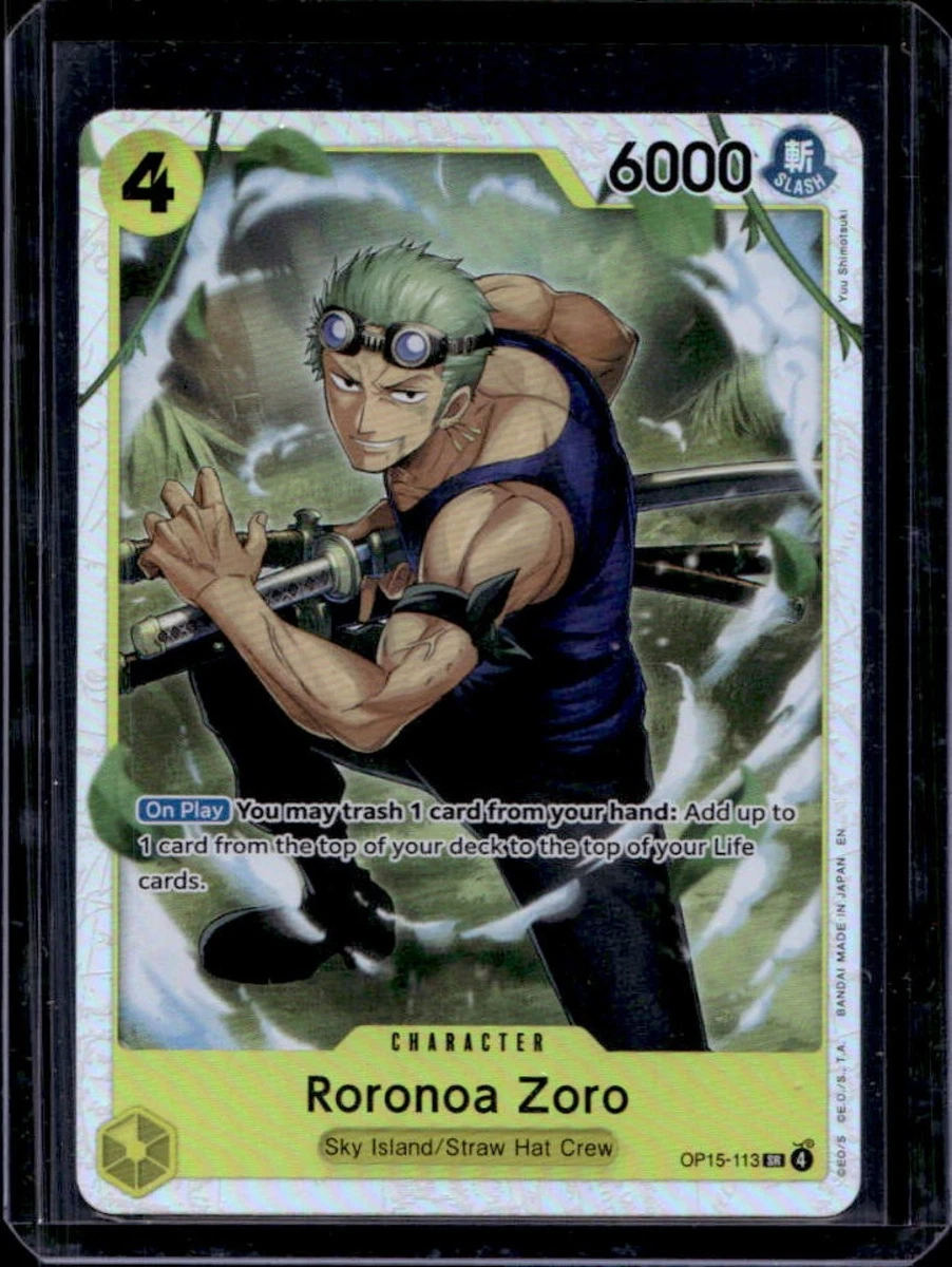 Roronoa Zoro OP15-113 Adventure on Kami's Island for sale | eBay