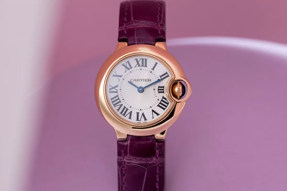Cartier ballon bleu 28mm hotsell rose gold