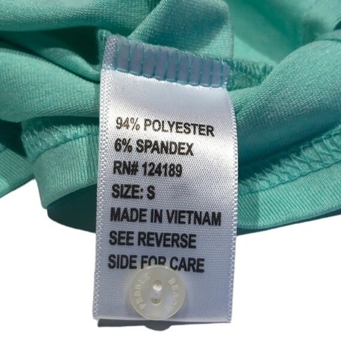 Pebble Beach Performance Womens Sz S Golf Polo Collar Shirt Mint Green Active - Picture 5 of 6