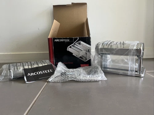 Arcosteel Italian Collection Stainless Steel Pasta Maker Heavy Duty New - Picture 1 of 7