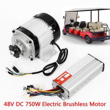 750W 48V Electric GoKart Tricycle Cart Brushless Motor Gear Reduction w/ Control