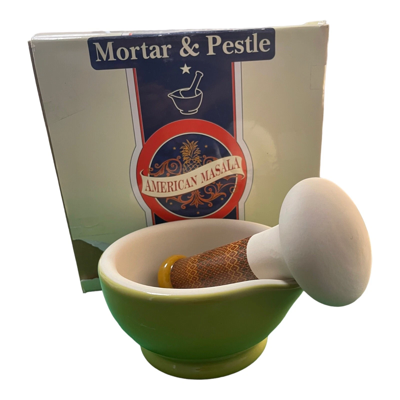 Wade Milton Brook 3 American Masala Collection Mortar & Pestle Ceramics England