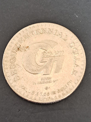 1977 CITY OF GUELPH 150TH ANNIVERSARY TRADE DOLLAR TOKEN PB1169