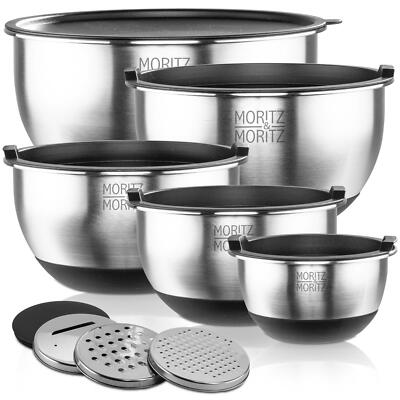 Moritz & Moritz Edelstahl Rührschüssel Set