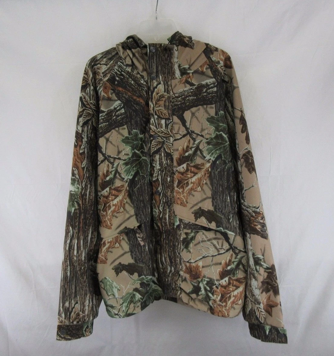 PELLA Waterproof Breathable Rainwear Hooded Camo Jacket Men's Size 3XR #VT721