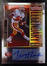 JERRY RICE-2016 Contenders (#3/3) Legendary Holo-Gold AUTO/AUTOGRAPH 1/1-Type