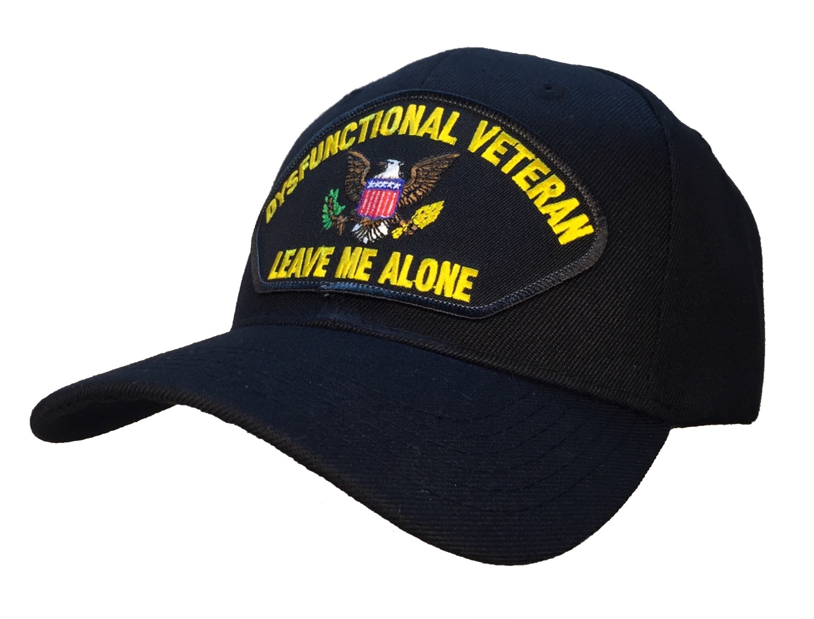 The Original &ldquo;Dysfunctional Veteran&rdquo; Hat Black Ball Cap MADE IN USA! | eBay
