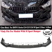 For BMW G14 G15 G16 840i M850i 2019-2024 GT Style Carbon Look Front Bumper Lip