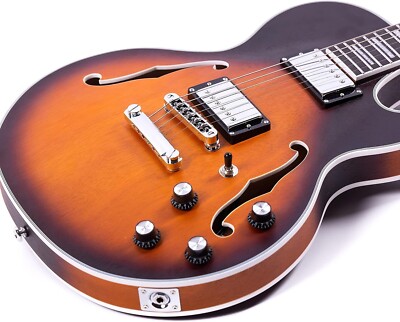 Grote GTLPF-02 Semi-Hollow Body Electric Guitar Covered alnico5  Pickups