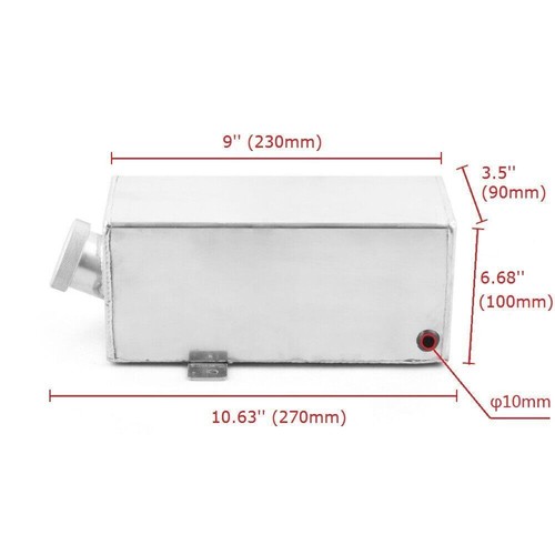 Car 1.7L Windscreen Washer Bottle Intercooler Spray Tank Water Reservoirs Sliver - Picture 2 of 7