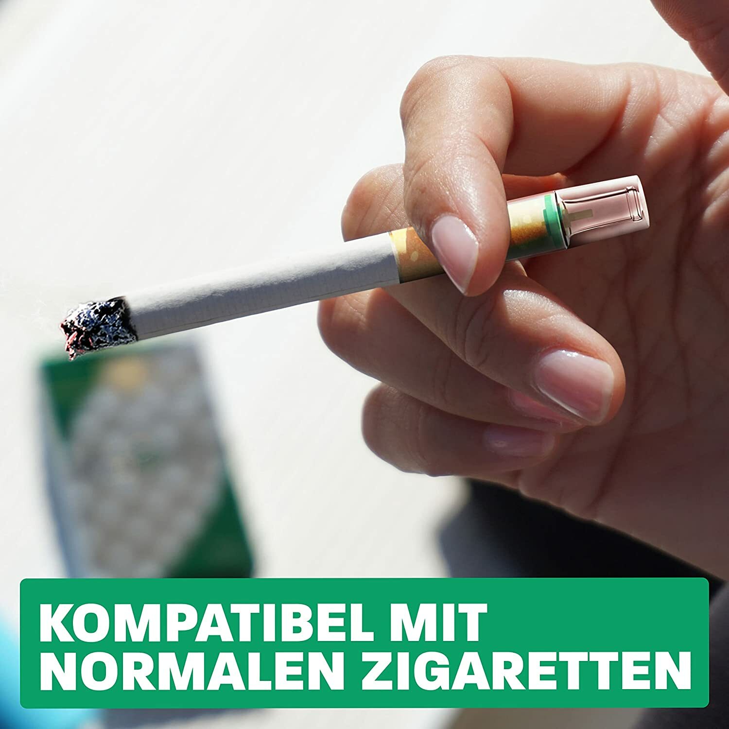 CocoFilter Zigarettenfilter 1250 Stück - Wiederverwendbar Teerfilter 7,5-8mm