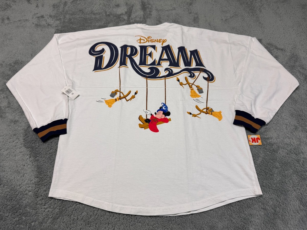 ディズニークルーズ　スピリットジャージー NEW Disney Cruise Line Spirit Jersey Adult Large White Dream