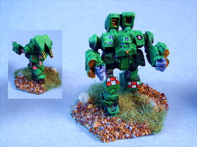 Battletech painted Koshi Standard battlemech JF