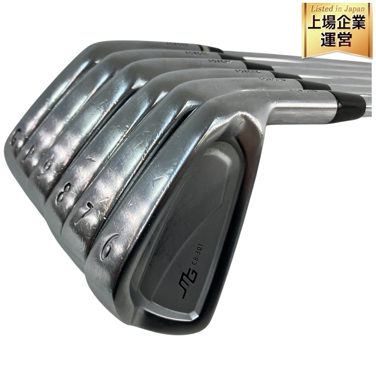 Miura Giken CB301 Iron Set 6pcs 6-9+Pw,Gw N.S.PRO Zelos8 Miura Giken CB301 Iron Set 6pcs 6-9+Pw,Gw N.S.PRO Zelos8