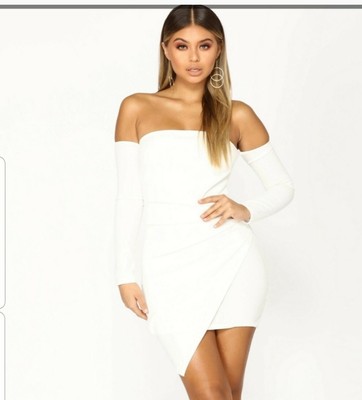 fashion nova white dress