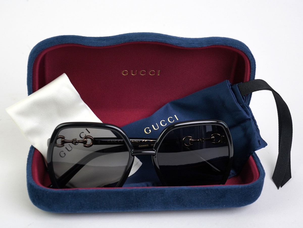 These are Gucci Horsebit Square Frame Sunglasses, specifically model GG0890S. GG0890S – Visionist main image 4