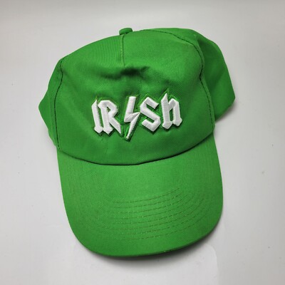 Irish Green Hat Cap Used Snapback G11D - Main Image